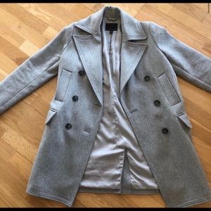Grey Banana Republic Wool Coat XS